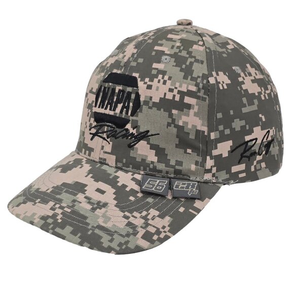 NAPA Racing NASCAR Hat - Camo Intrepid Fallen Heroes Fund Martin Truex Ron Capps - Picture 2 of 8